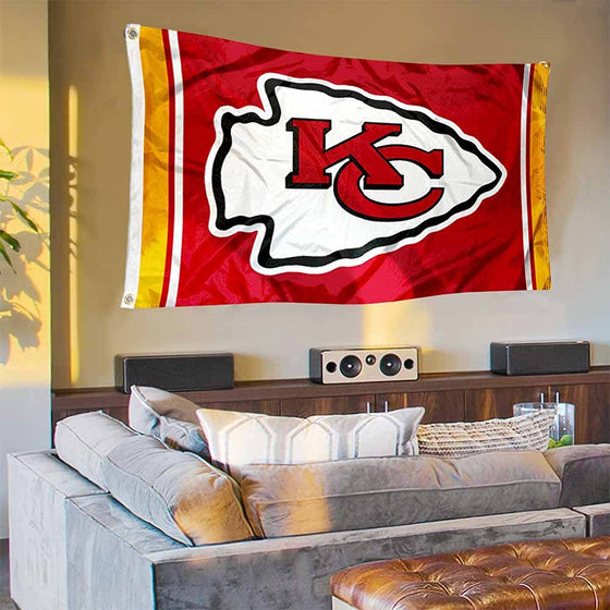 Kansas City Chiefs Banner and Tapestry Wall Tack Pads