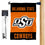 Oklahoma State Cowboys Garden Flag and Mailbox Post Pole Mount Holder Set