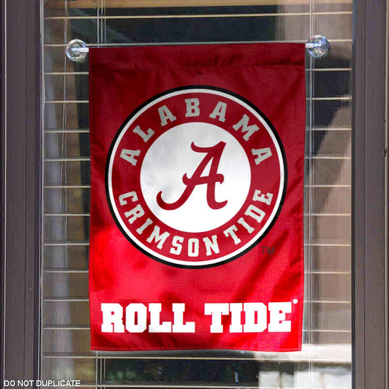 College Flags & Banners Co. Alabama Crimson Tide Circle Logo Garden Flag