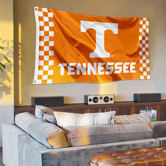 Tennessee Volunteers Checkerboard Large Grommet Banner Flag