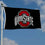 College Flags & Banners Co. Ohio State Buckeyes Black Flag