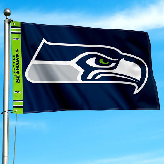 WinCraft Seattle Seahawks Printed Header 3x5 Foot Banner Flag