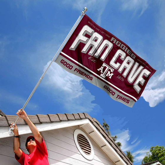 Texas A&M Aggies Fan Man Cave Banner Flag