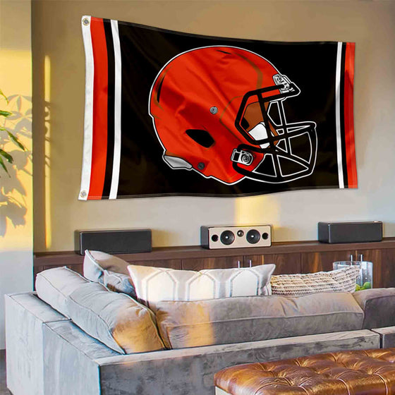 WinCraft Cleveland Browns New Helmet Grommet Pole Flag