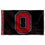 College Flags & Banners Co. Ohio State Buckeyes Printed Header 3x5 Foot Banner Flag