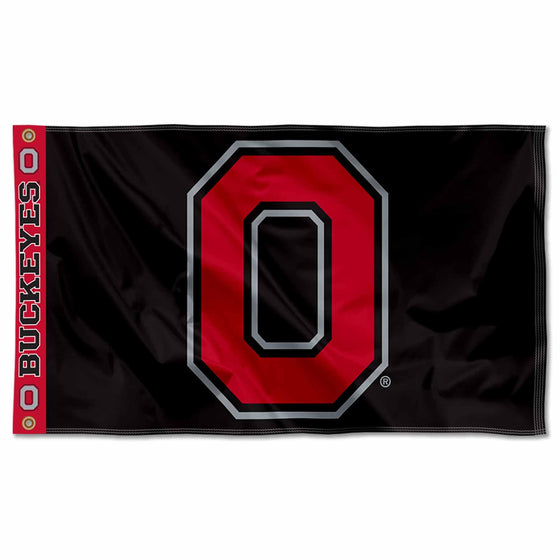 College Flags & Banners Co. Ohio State Buckeyes Printed Header 3x5 Foot Banner Flag