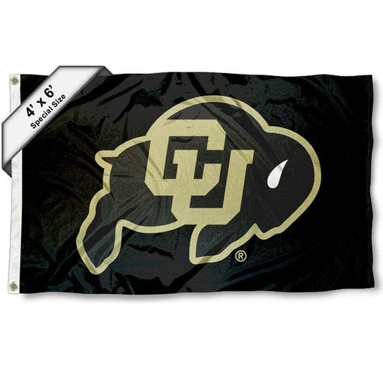 College Flags & Banners Co. Colorado Buffaloes 4 ft x 6 ft Vegas Gold Flag