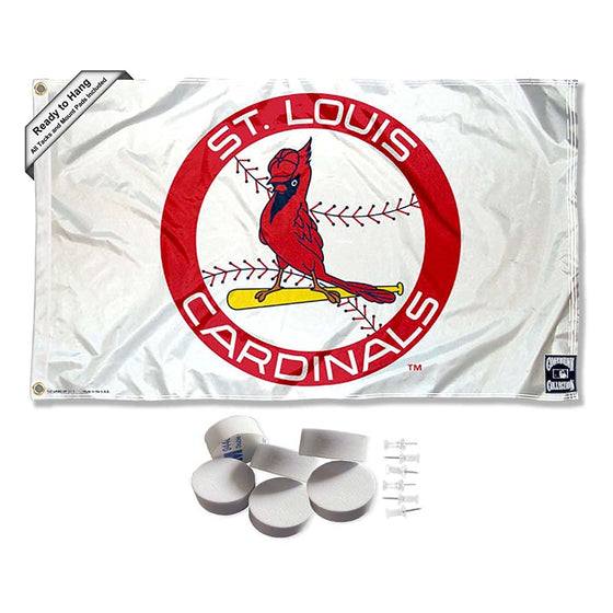 St. Louis Cardinals Vintage Retro Throwback Banner and Tapestry Wall Tack Pads