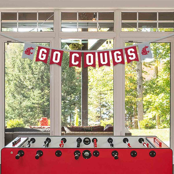 Washington State Cougars Banner String Pennant Flags