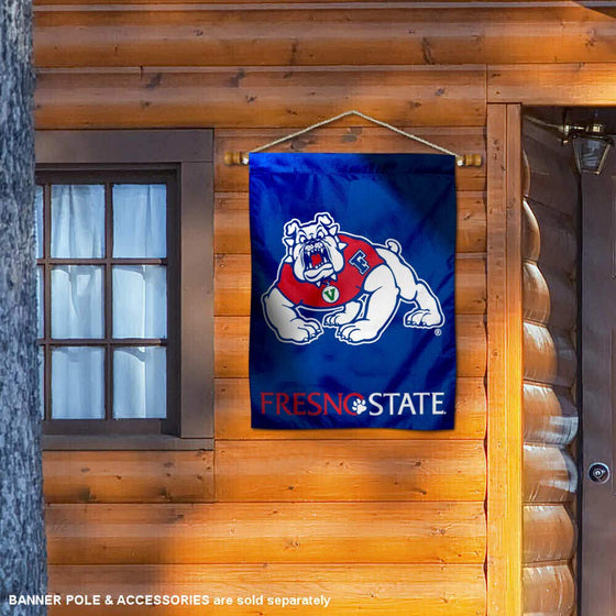 Fresno State Bulldogs House Flag Banner