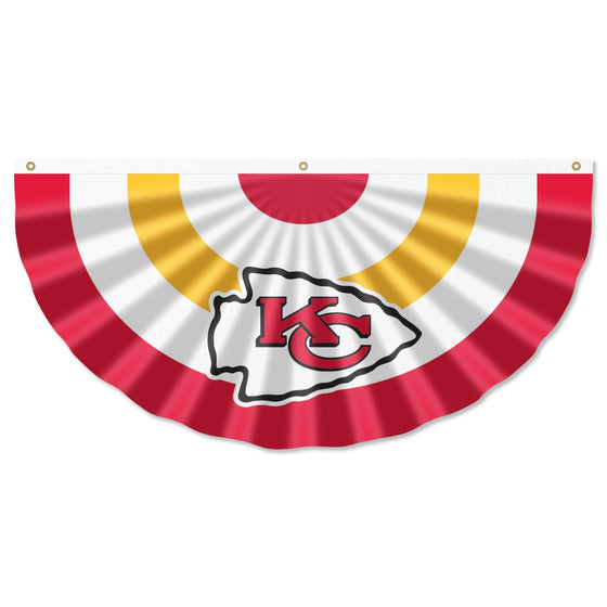 WinCraft Kansas City Chiefs Bunting Pleated Fan Banners