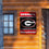 College Flags & Banners Co. Georgia Bulldogs G Two Sided and Double Sided House Flag