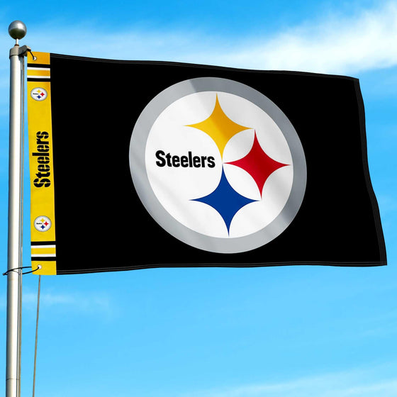 WinCraft Pittsburgh Steelers Printed Header 3x5 Foot Banner Flag