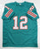 Bob Griese Autographed Teal Pro Style Jersey - JSA Witness Auth 2 Top