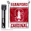 College Flags & Banners Co. Stanford Cardinal Garden Flag with Stand Holder