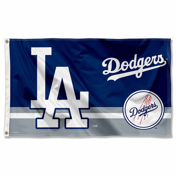 WinCraft Los Angeles Dodgers Logo Insignia 3x5 Foot Grommet Banner Flag