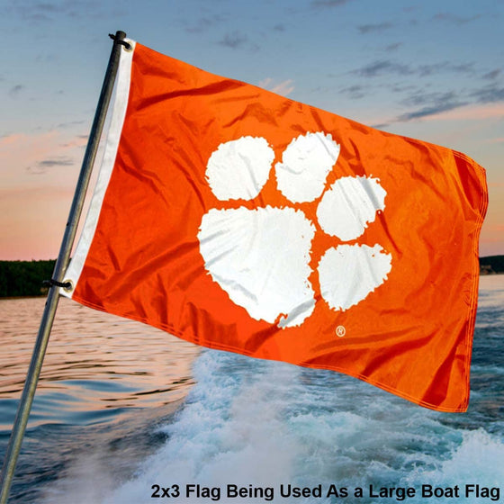 College Flags & Banners Co. Clemson Tigers 2x3 Foot Flag