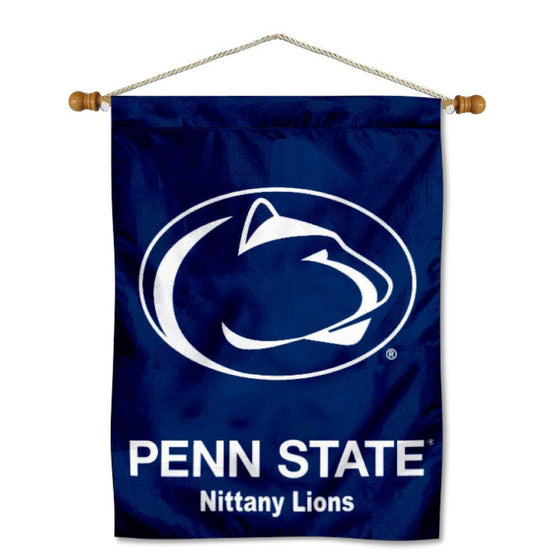 College Flags & Banners Co. Penn State Nittany Lions and Wood Banner Pole Set