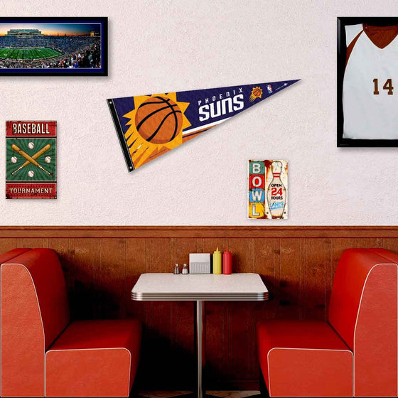 Phoenix Suns Pennant Flag and Wall Tack Pads Mounts