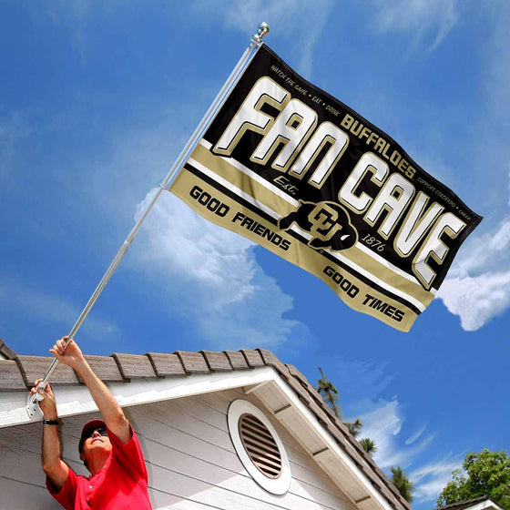 Colorado Buffaloes Fan Man Cave Banner Flag