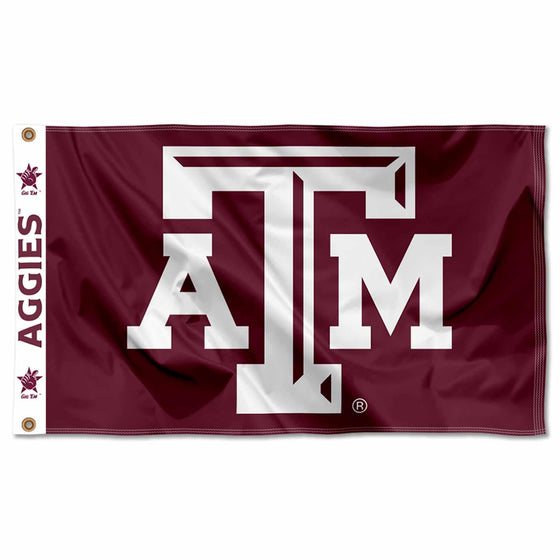 College Flags & Banners Co. Texas A&M Aggies Printed Header 3x5 Foot Banner Flag