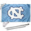 College Flags & Banners Co. North Carolina Tar Heels Flag with Pole and Bracket Complete Set