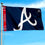 WinCraft Atlanta Braves Printed Header Flag 3x5 Banner