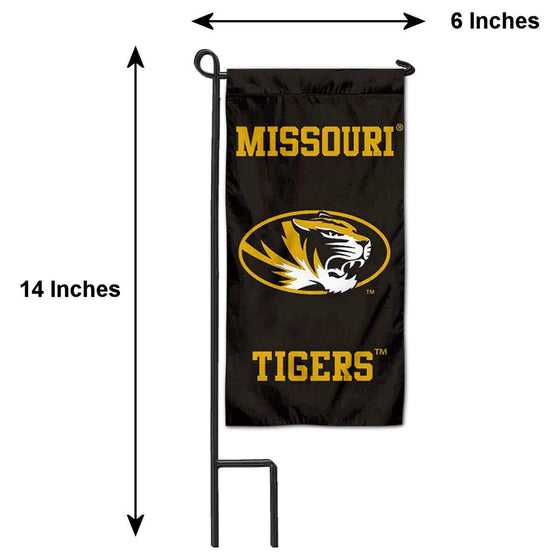 College Flags & Banners Co. Missouri Tigers Mini Garden and Flower Pot Flag Topper