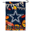 WinCraft Dallas Cowboys Fall Leaves Decorative Football Garden Flag Double Sided Banner