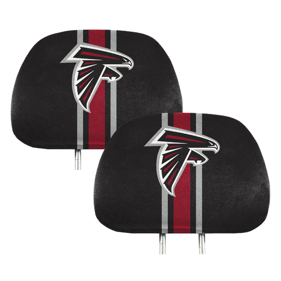 Atlanta Falcons Printed Head Rest Cover Set - 2 Pieces