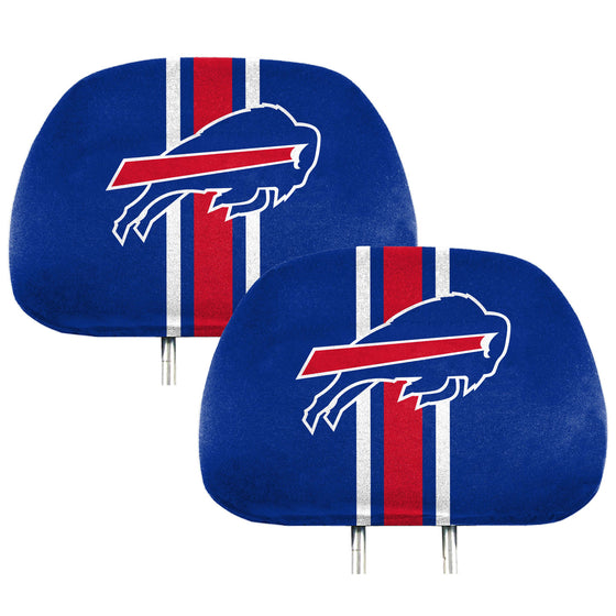 Buffalo Bills Printed Head Rest Cover Set - 2 Pieces