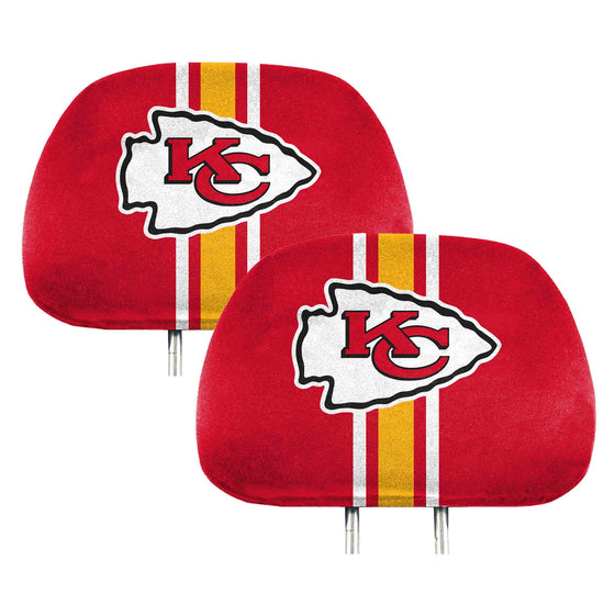 Kansas City Chiefs Printed Head Rest Cover Set - 2 Pieces