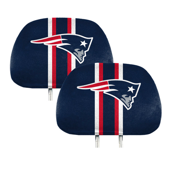 New England Patriots Printed Head Rest Cover Set - 2 Pieces