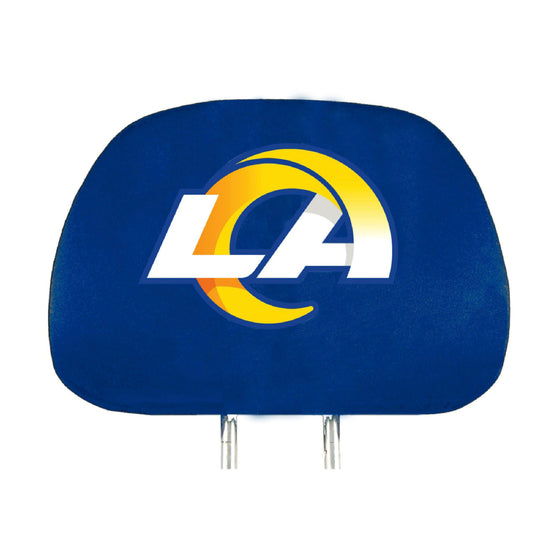 Los Angeles Rams Printed Head Rest Cover Set - 2 Pieces