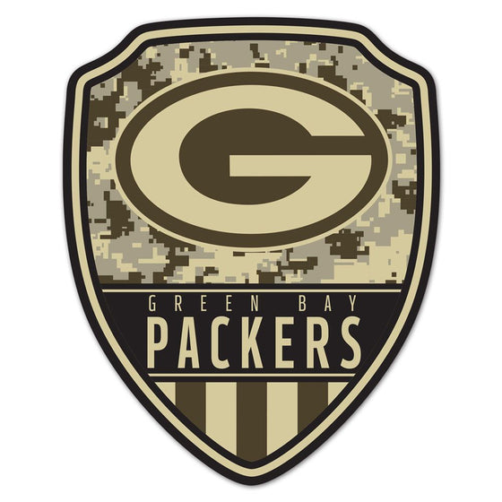 Green Bay Packers Sign Wood 11x14 Shield Shape