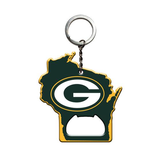 Green Bay Packers Keychain Bottle Opener