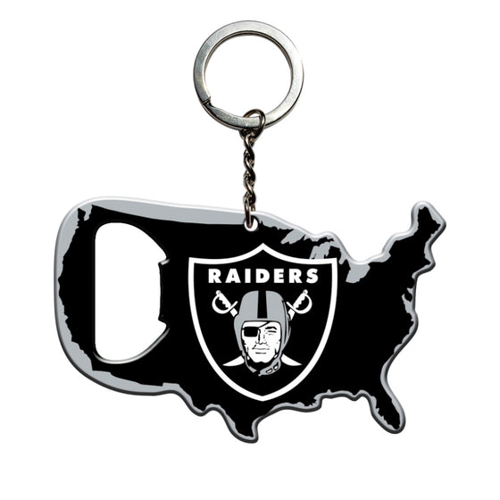 Las Vegas Raiders Keychain Bottle Opener Raider Nation (United States)