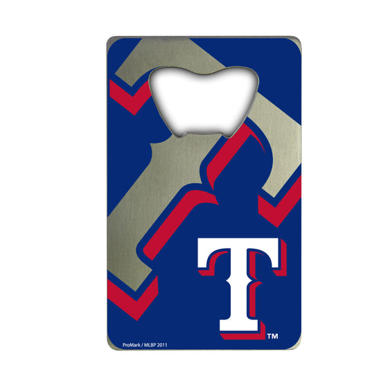 Texas Rangers Credit Card Style Bottle Opener - 2â€_x009d_ x 3.25