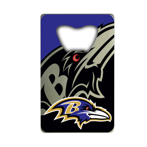 Baltimore Ravens Credit Card Style Bottle Opener - 2â€_x009d_ x 3.25