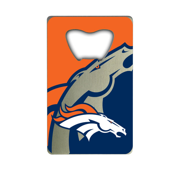 Denver Broncos Credit Card Style Bottle Opener - 2â€_x009d_ x 3.25