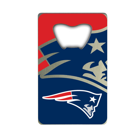 New England Patriots Credit Card Style Bottle Opener - 2â€_x009d_ x 3.25