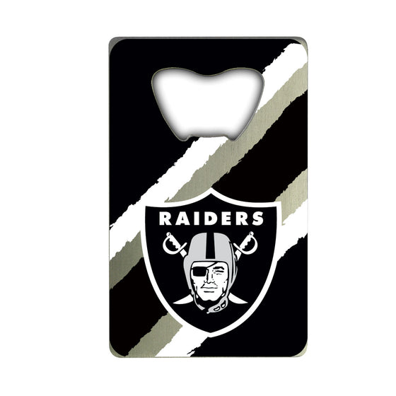 Las Vegas Raiders Credit Card Style Bottle Opener - 2â€_x009d_ x 3.25