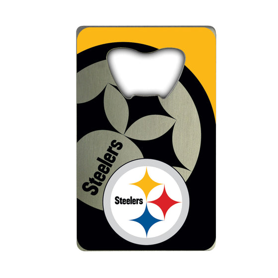 Pittsburgh Steelers Credit Card Style Bottle Opener - 2â€_x009d_ x 3.25