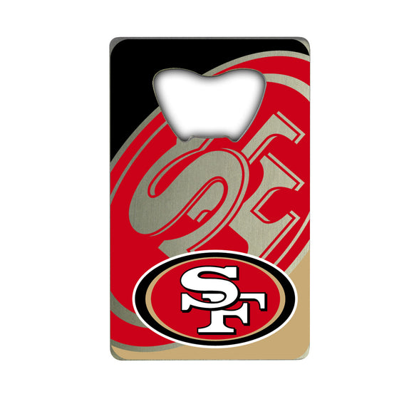 San Francisco 49ers Credit Card Style Bottle Opener - 2â€_x009d_ x 3.25