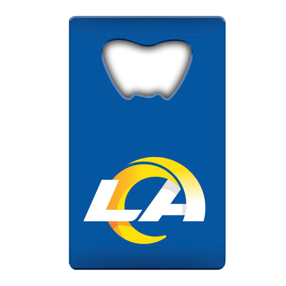 Los Angeles Rams Rams Credit Card Style Bottle Opener - 2â€_x009d_ x 3.25