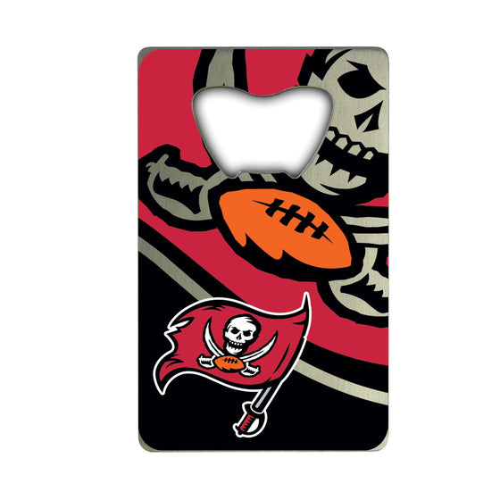 Tampa Bay Buccaneers Credit Card Style Bottle Opener - 2â€_x009d_ x 3.25