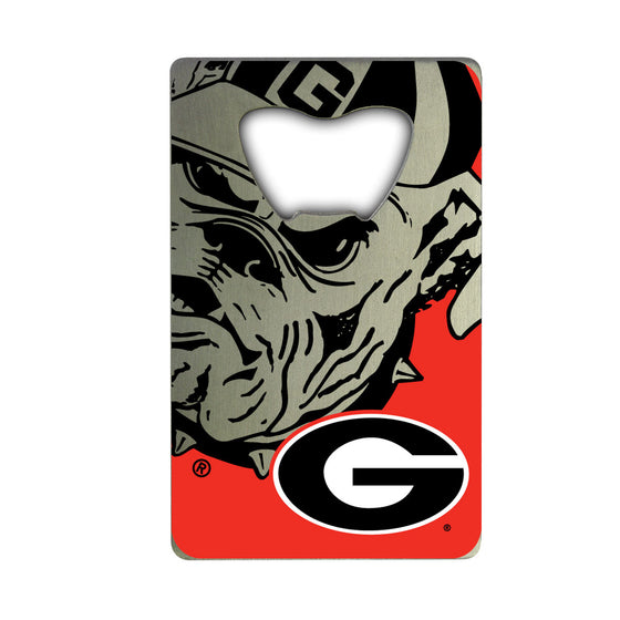 Georgia Bulldogs Credit Card Style Bottle Opener - 2â€_x009d_ x 3.25