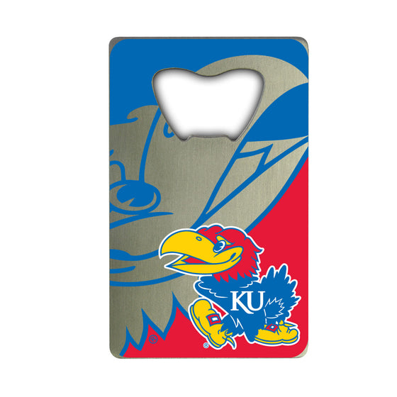 Kansas Jayhawks Credit Card Style Bottle Opener - 2â€_x009d_ x 3.25