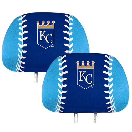 Kansas City Royals Printed Head Rest Cover Set - 2 Pieces