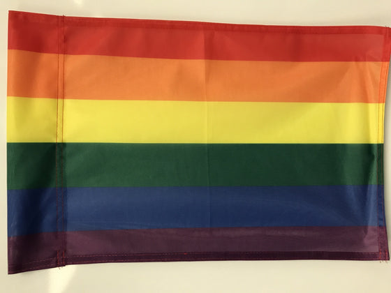 Rainbow Flag 12x18 Garden Style Design CO